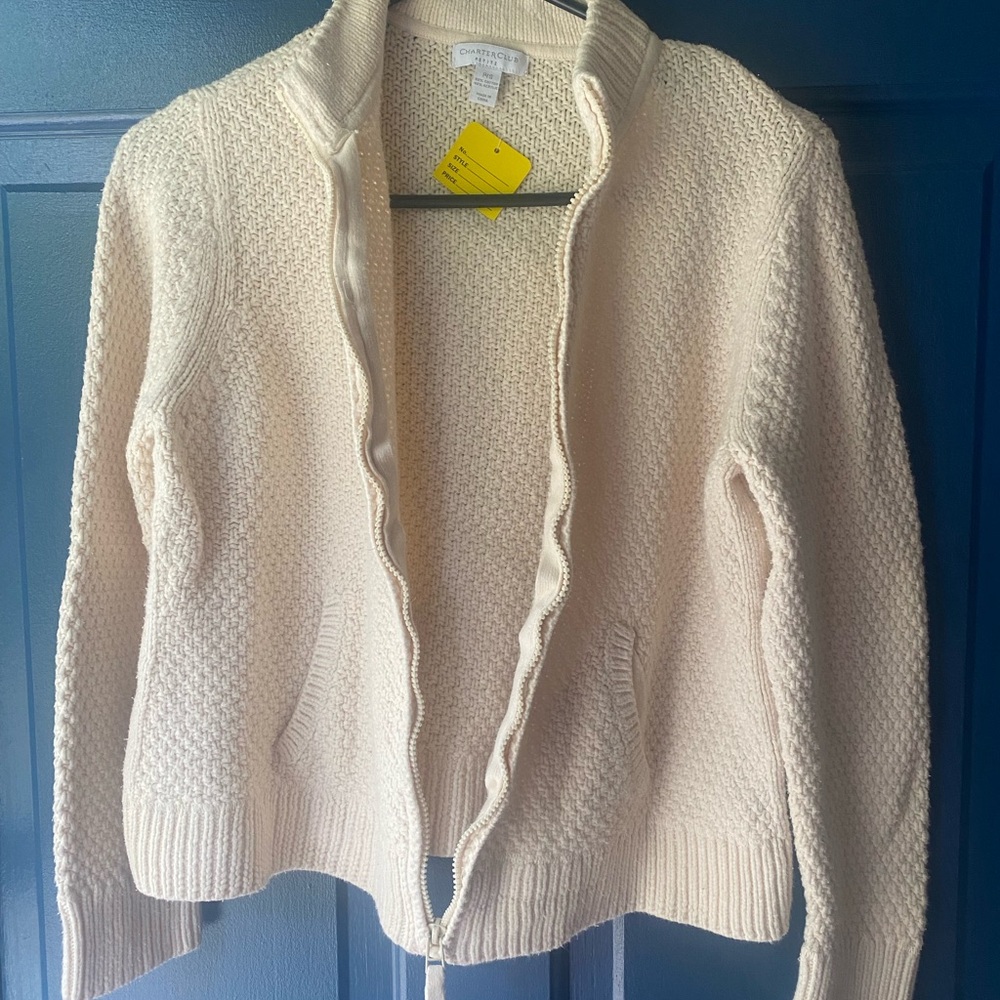 Charter club ivory jacket